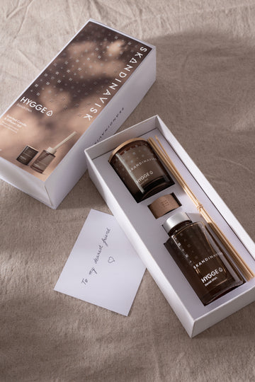 HYGGE SCENTED CANDLE AND DIFFUSER SET