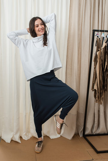 AUM PANTS DARK BLUE