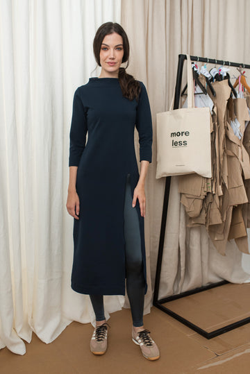 MIE DRESS DARK BLUE