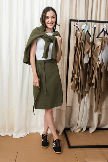 TOMO SKIRT KHAKI