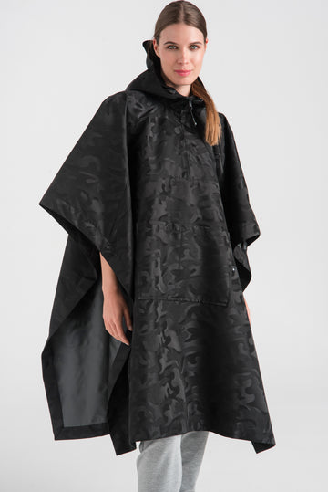OITA PONCHO black