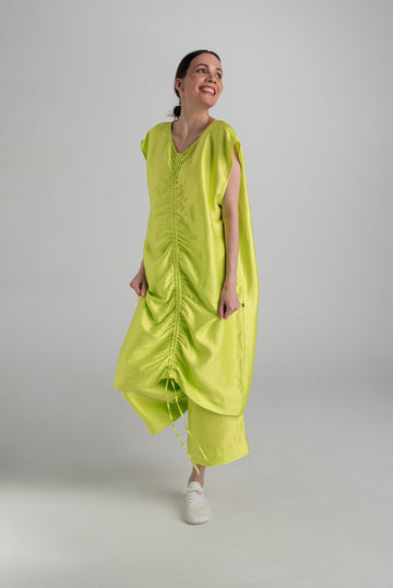 LUA DRESS NEON GREEN