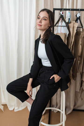 AYMA BLÉZER FEKETE