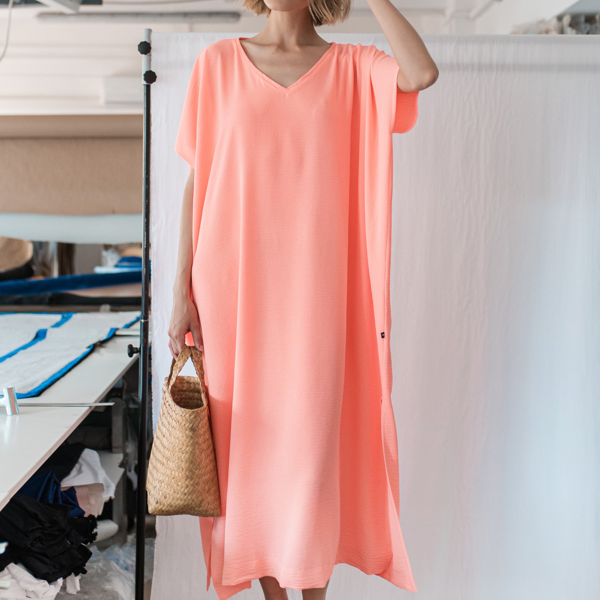 AWA DRESS PEACH
