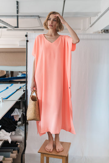 AWA DRESS PEACH