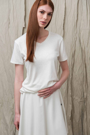 CARI POLO WHITE/ECRU