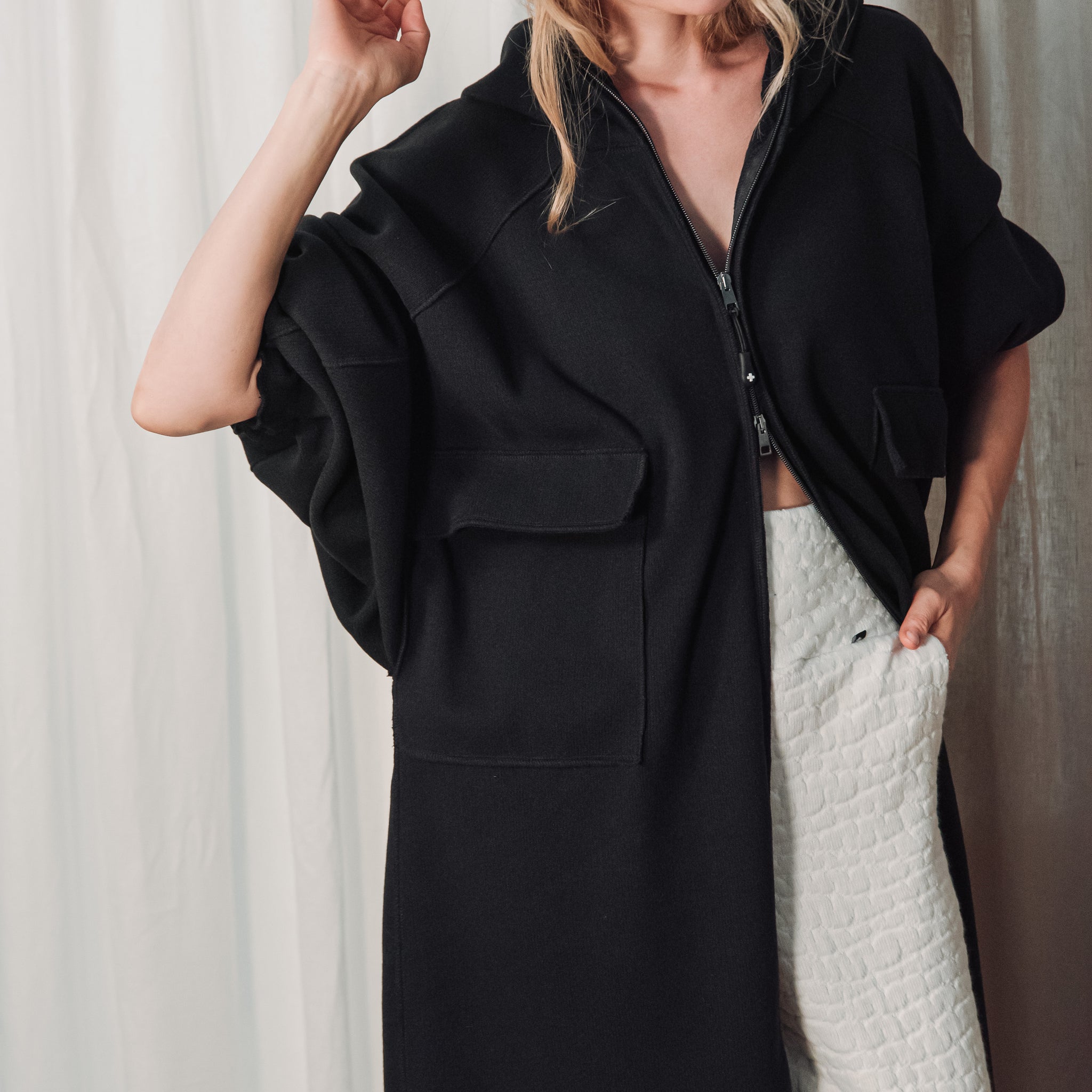 OKETO CARDIGAN JACKET BLACK