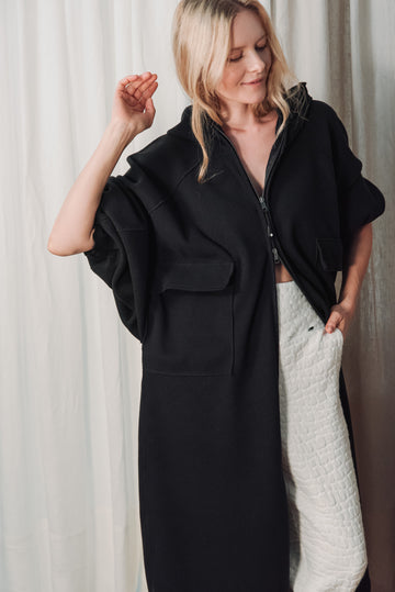 OKETO CARDIGAN JACKET BLACK