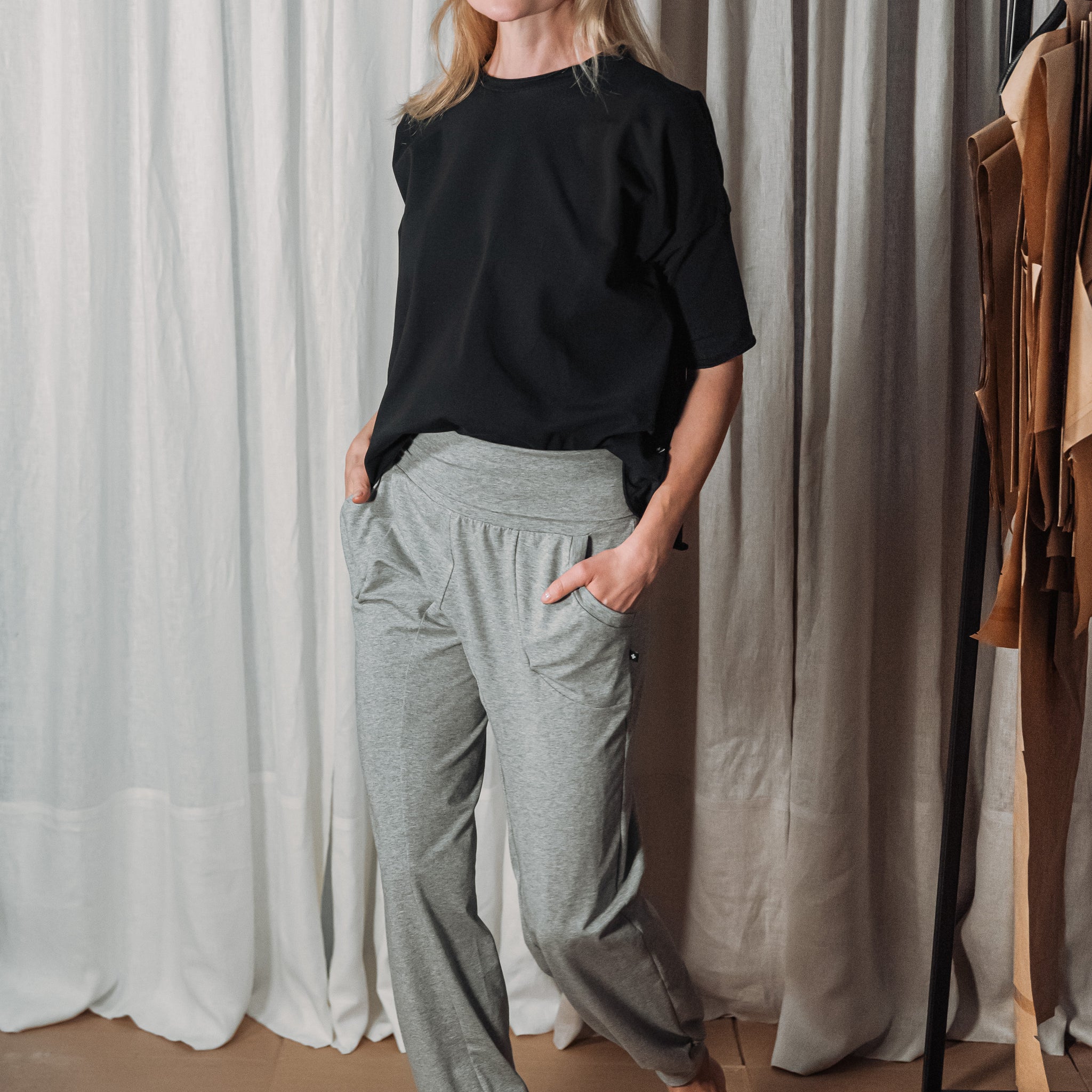 LUBIA PANTS GREY