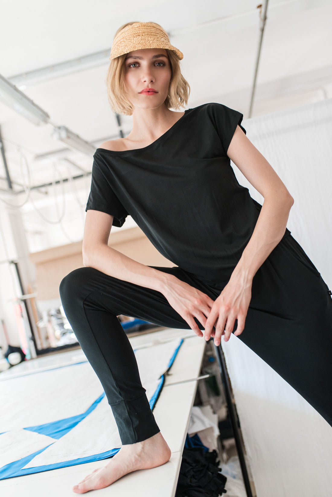 NINE OVERALLS BLACK