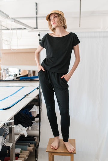 NINE OVERALLS BLACK