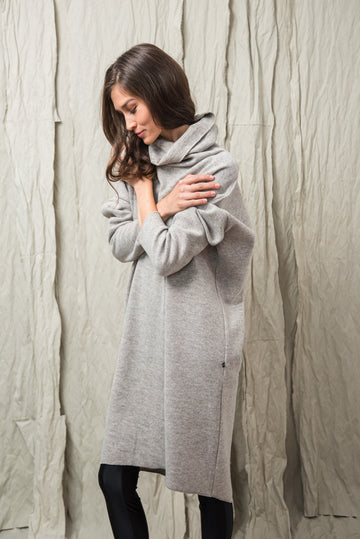 AINA SWEATER DRESS BEIGE