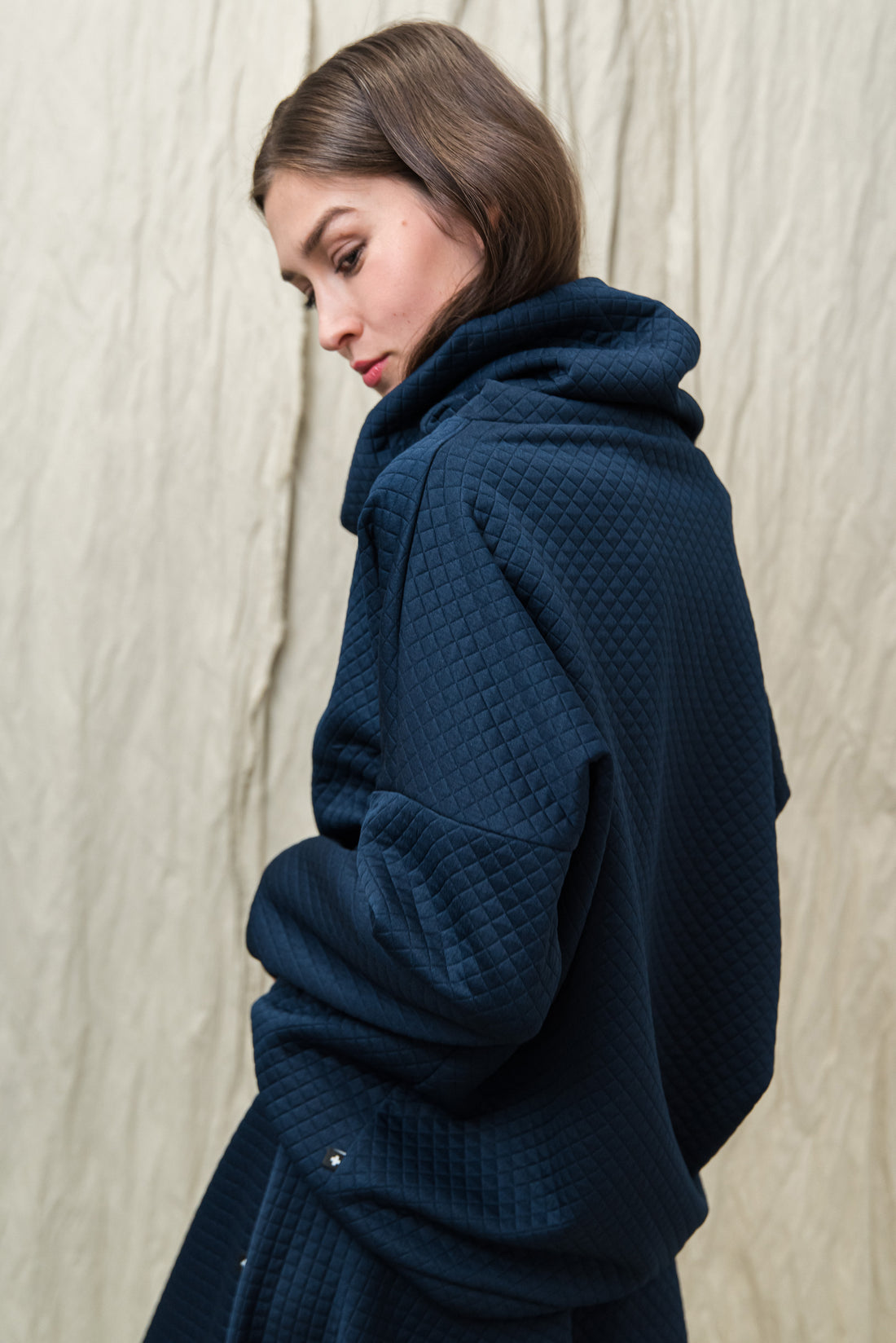 NOKOU PULÓVER SÖTÉTKÉK