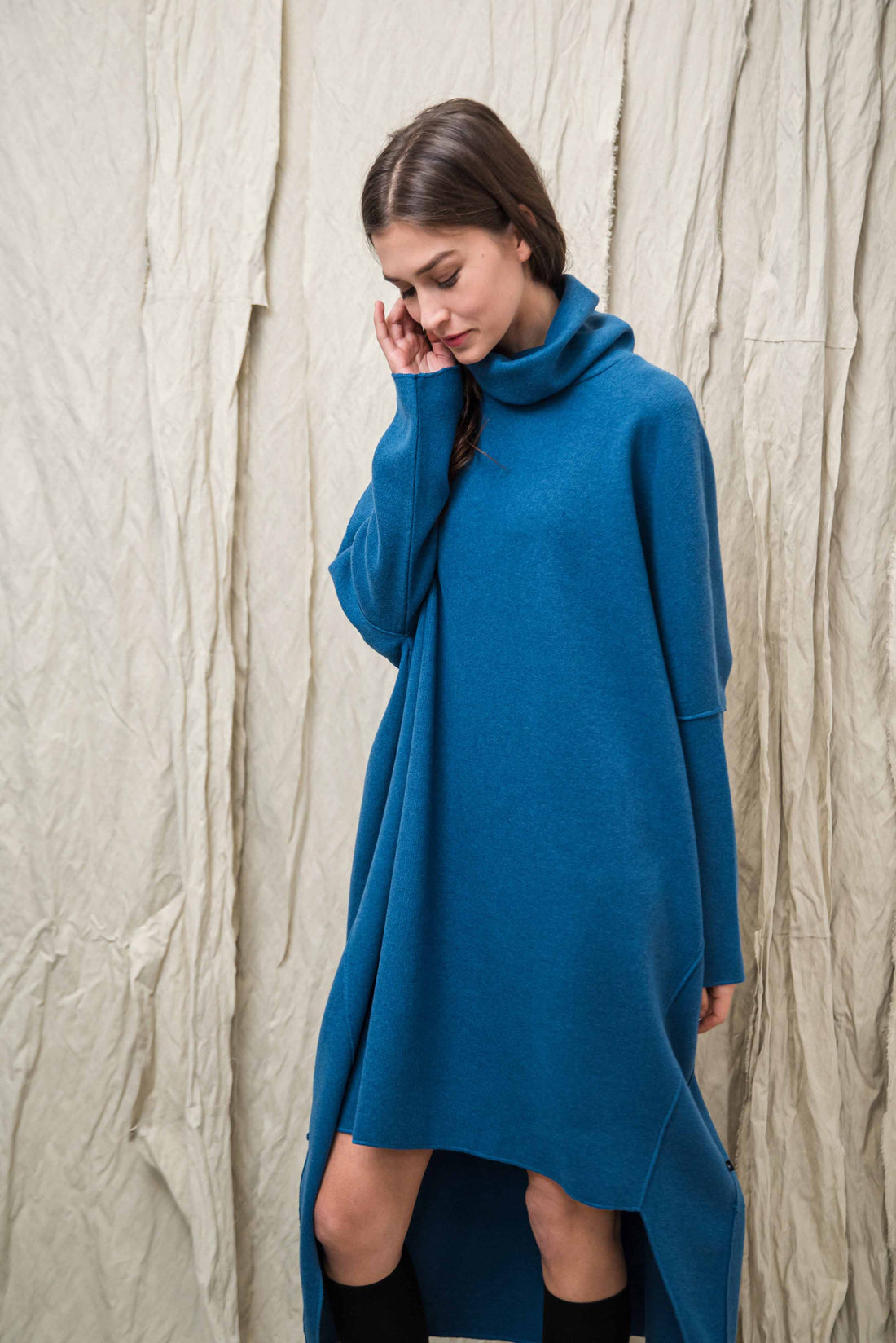 AINA SWEATER DRESS BEIGE