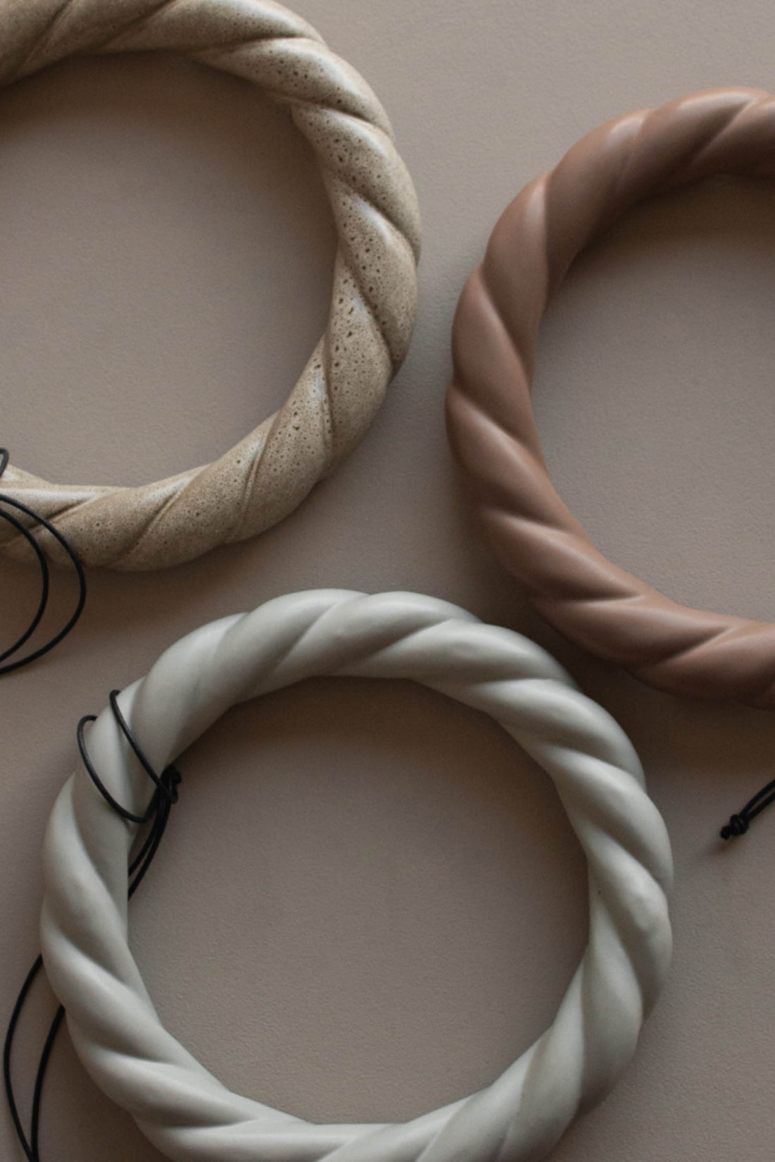 "KÖTÉL" KOSZORÚ - HOMOK