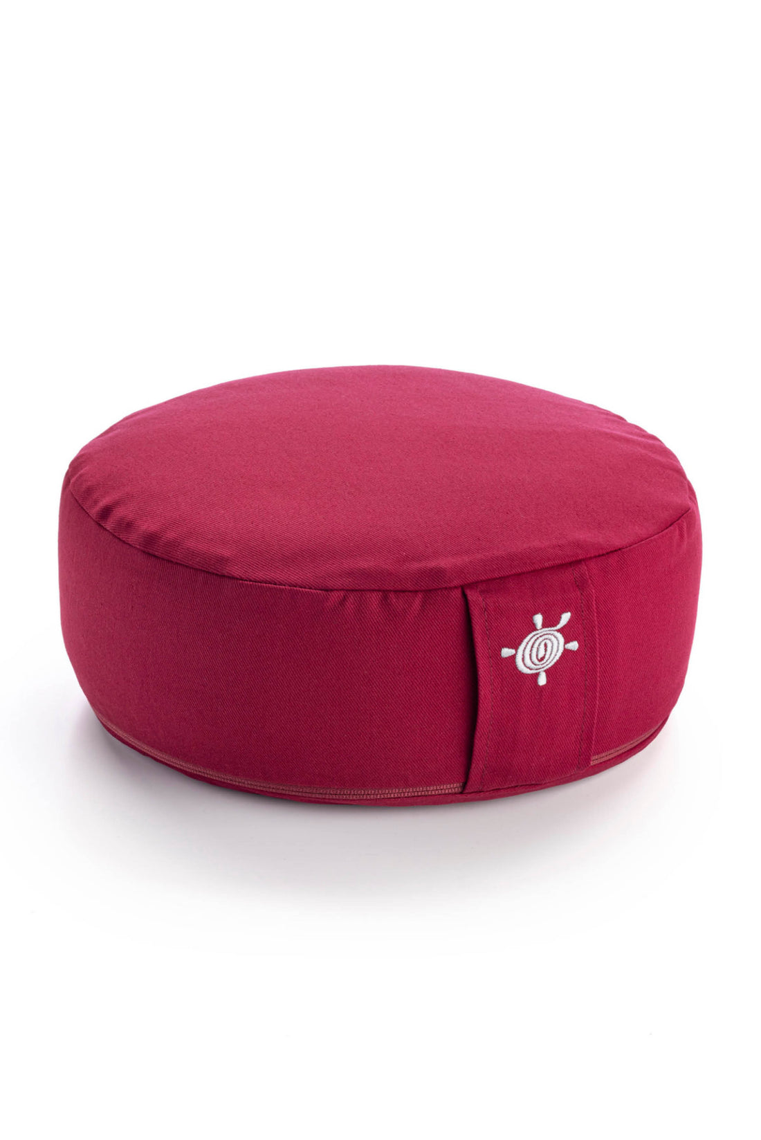 KURMA ROUND CUSHION - BURGUNDY