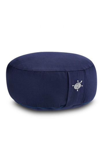 KURMA ROUND CUSHION - DARK BLUE